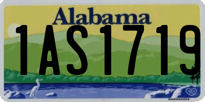 AL license plate 1AS1719