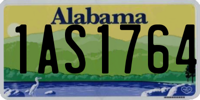 AL license plate 1AS1764