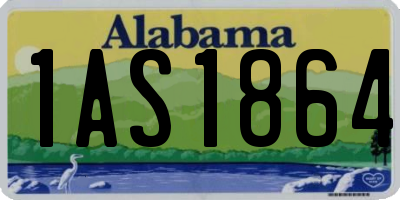 AL license plate 1AS1864