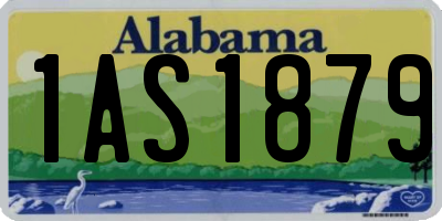 AL license plate 1AS1879