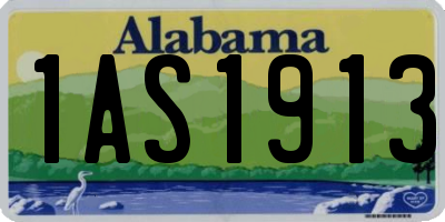 AL license plate 1AS1913