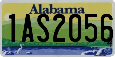 AL license plate 1AS2056