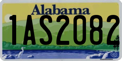 AL license plate 1AS2082