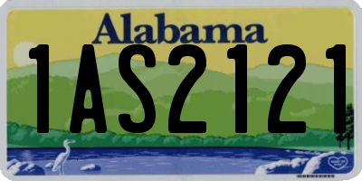 AL license plate 1AS2121