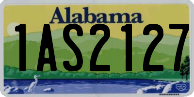 AL license plate 1AS2127