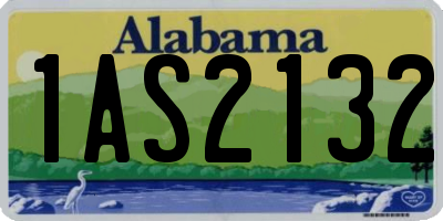 AL license plate 1AS2132