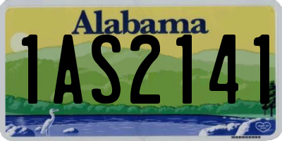 AL license plate 1AS2141