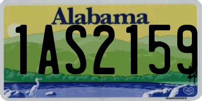 AL license plate 1AS2159