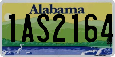 AL license plate 1AS2164