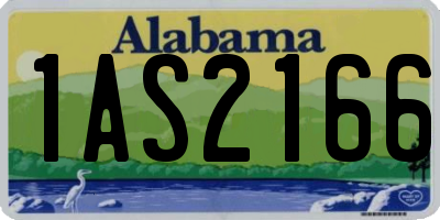 AL license plate 1AS2166