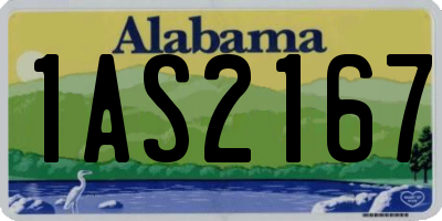 AL license plate 1AS2167