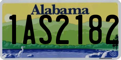 AL license plate 1AS2182
