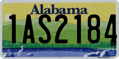 AL license plate 1AS2184