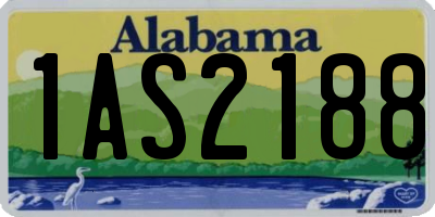 AL license plate 1AS2188