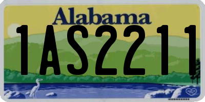 AL license plate 1AS2211