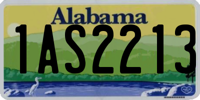AL license plate 1AS2213