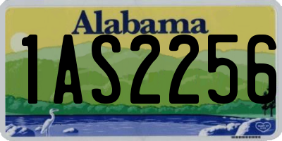 AL license plate 1AS2256