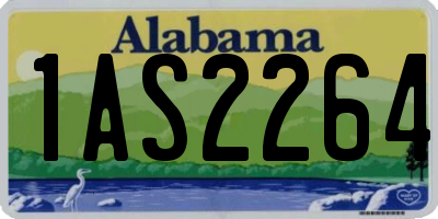 AL license plate 1AS2264