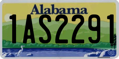 AL license plate 1AS2291