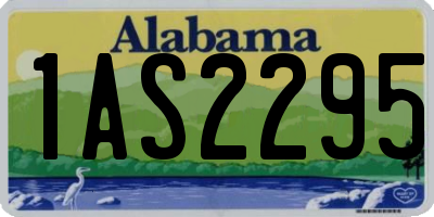 AL license plate 1AS2295