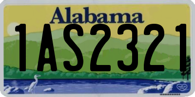 AL license plate 1AS2321