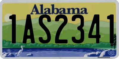 AL license plate 1AS2341
