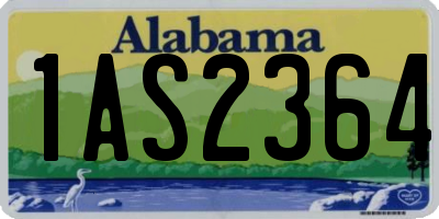 AL license plate 1AS2364