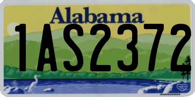 AL license plate 1AS2372