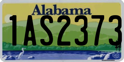 AL license plate 1AS2373