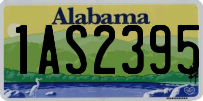 AL license plate 1AS2395