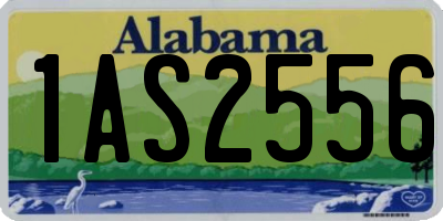 AL license plate 1AS2556