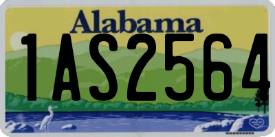 AL license plate 1AS2564