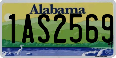 AL license plate 1AS2569