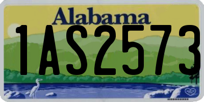 AL license plate 1AS2573
