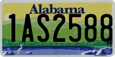 AL license plate 1AS2588
