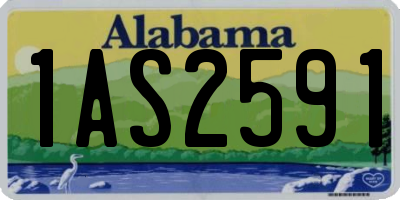 AL license plate 1AS2591