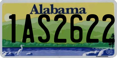 AL license plate 1AS2622