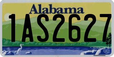 AL license plate 1AS2627