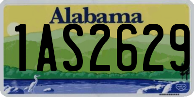 AL license plate 1AS2629