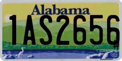 AL license plate 1AS2656