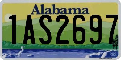 AL license plate 1AS2697