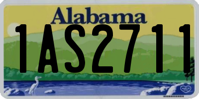 AL license plate 1AS2711