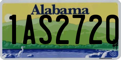 AL license plate 1AS2720