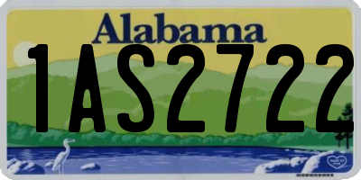 AL license plate 1AS2722