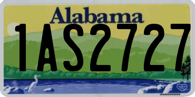AL license plate 1AS2727