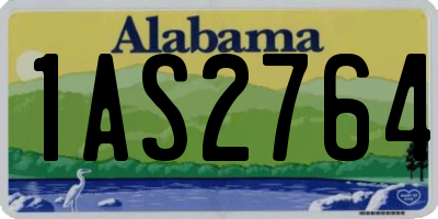 AL license plate 1AS2764