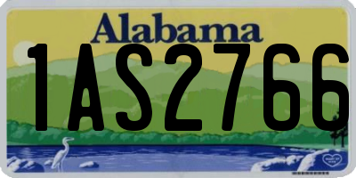 AL license plate 1AS2766