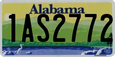 AL license plate 1AS2772
