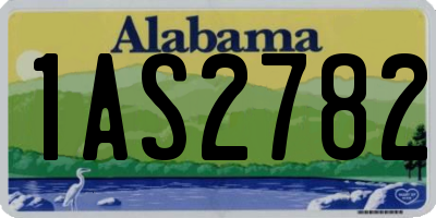 AL license plate 1AS2782