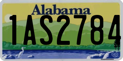 AL license plate 1AS2784